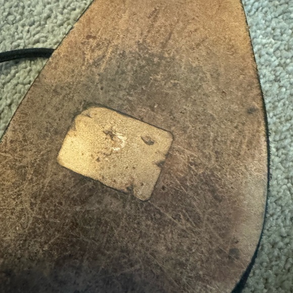 MANOLO BLAHNIK ballerimu mules - black size 39.5 - Picture 7 of 11